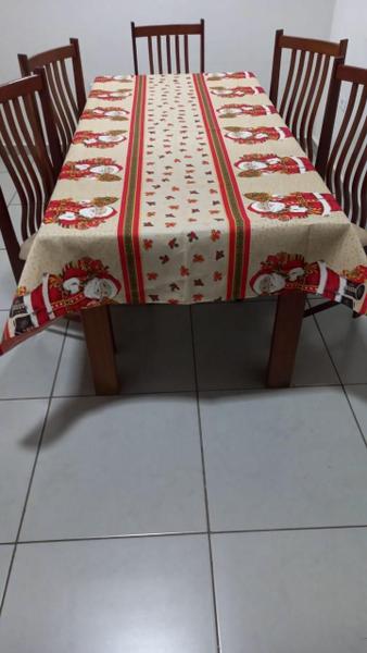 Imagem de Toalha De Mesa Natal Para 18 Cadeiras 5,00 X 1,50 Noel Gr