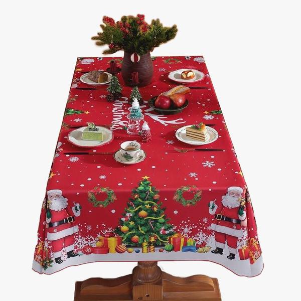 Imagem de Toalha De Mesa Natal Para Jantar Ceia Vários Tamanhos Estampas Sortidas