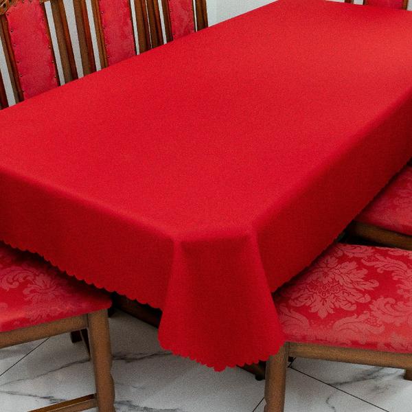 Imagem de Toalha de Mesa Natalina 4 Lugares 1,50m x 1,40m Oxford Estampado