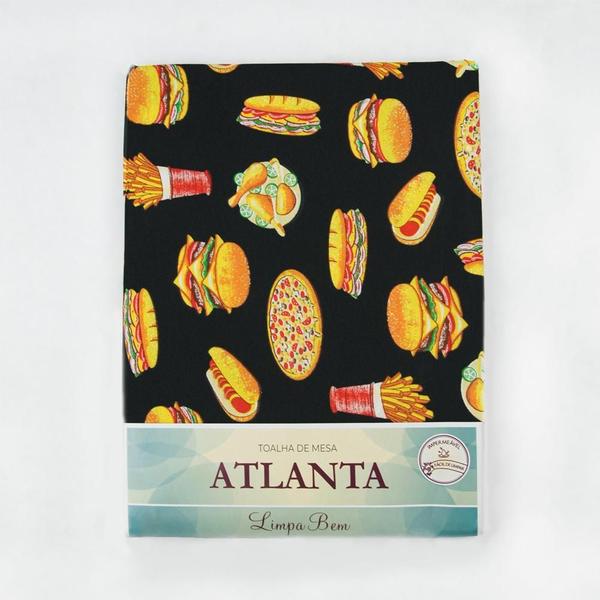 Toalha De Mesa Ober Atlanta 2,10M X 1,50M X-Burguer - Ober S/A Indústria E Comércio Imagem de Toalha De Mesa Ober Atlanta 2,10M X 1,50M X-Burguer