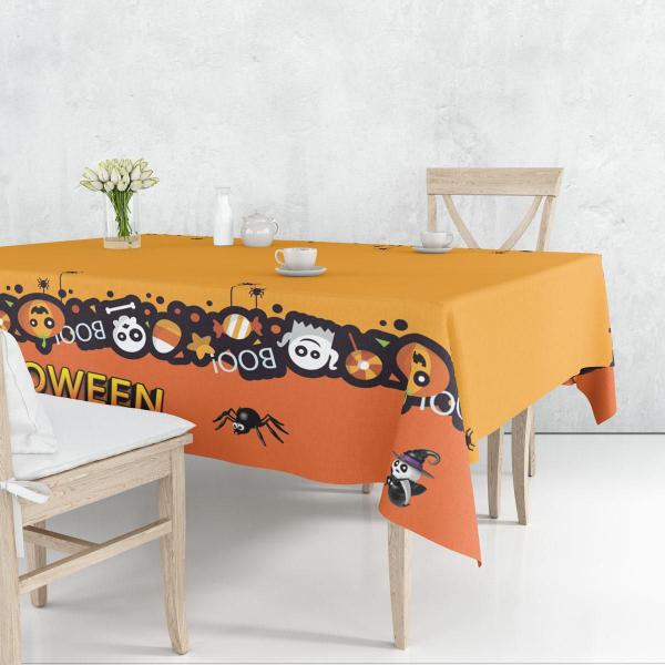 Imagem de Toalha De Mesa Oxford 6 Lugares Mesa Halloween 220X140Cm