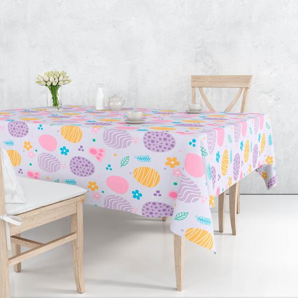 Toalha De Mesa Oxford 6 Lugares Páscoa 2,20Cm Tpq01 - Prime Decor House Imagem de Toalha De Mesa Oxford 6 Lugares Páscoa 2,20Cm Tpq01