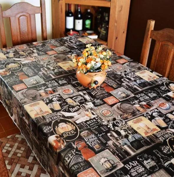 Imagem de Toalha de Mesa para 4, 6, 8 ou 10 Lugares Diversas Estampas