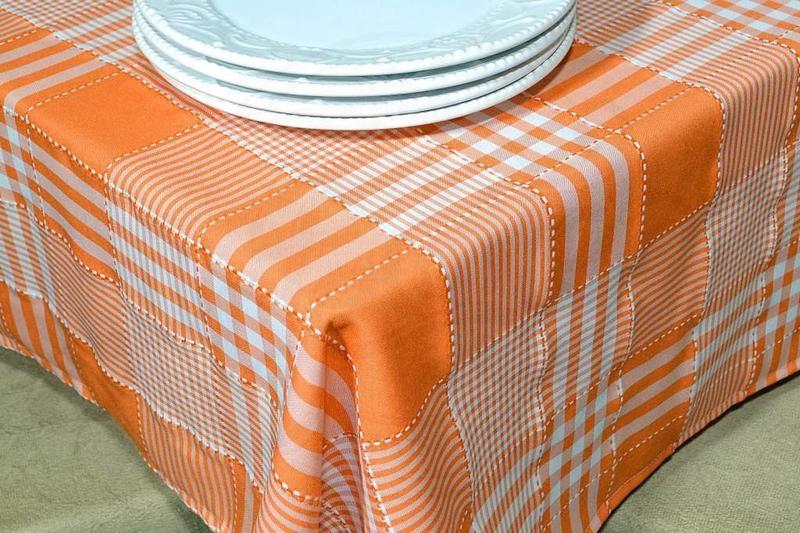 Imagem de Toalha de Mesa Picnic- Laranja Listras