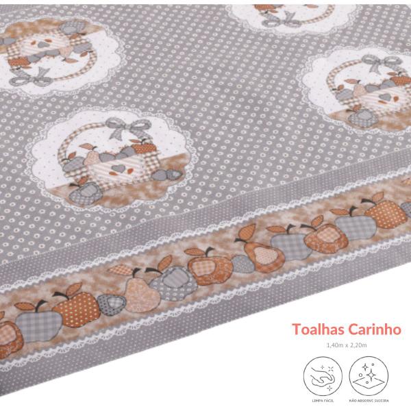 Imagem de Toalha de Mesa Plástica Carinho 6 Lugares Anti Manchas Diversas Estampas Decor Cozinha