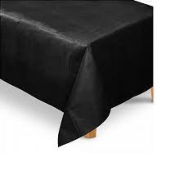 Toalha De Mesa Plástica Perolizada Preto 78x78cm -10 folhas - Celo Festas Imagem de Toalha De Mesa Plástica Perolizada Preto 78x78cm -10 folhas