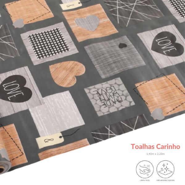 Imagem de Toalha de Mesa PVC 6 Lugares Limpa Fácil Várias Estampas para Cozinha e Sala de Jantar