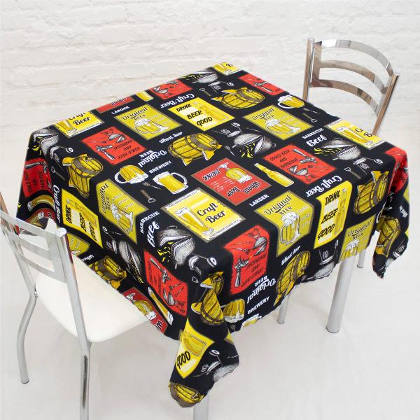 Toalha de Mesa Quadrada 4 Lugares 1,40 x 1,40 Estampada - Cozzilar Imagem de Toalha de Mesa Quadrada 4 Lugares 1,40 x 1,40 Estampada