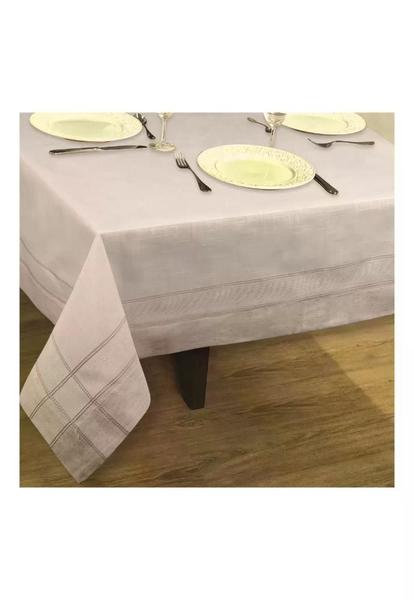 Imagem de Toalha de Mesa Quadrada 4 Lugares Argivai Maison Charmy Linen