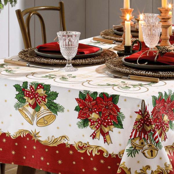 Toalha De Mesa Quadrada 4 Lugares Natal Natalino Papai Noel - Dohler Imagem de Toalha De Mesa Quadrada 4 Lugares Natal Natalino Papai Noel
