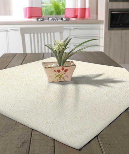 Imagem de Toalha de Mesa Quadrada Clean Eliete 78cm x 78cm Döhler