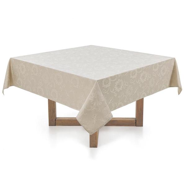 Imagem de Toalha De Mesa Quadrada Karsten 8 Lugares Sienna Noz Moscada 220X220Cm