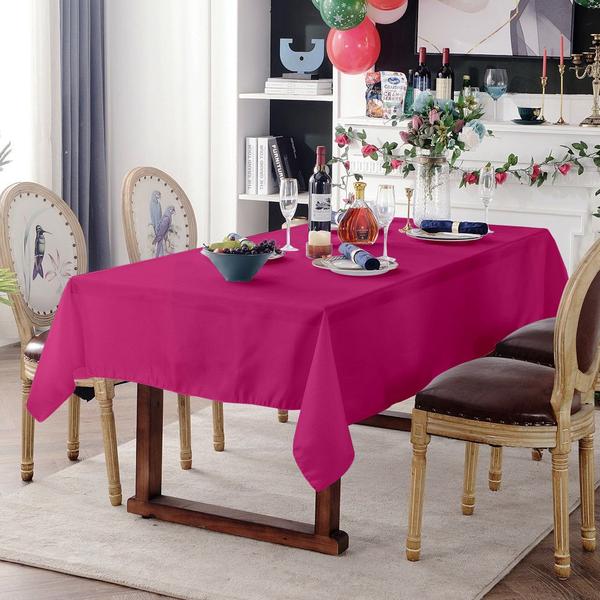 Toalha De Mesa Retangular 2,00x1,50 Vison Pink 6 lugares - LM Detona Imagem de Toalha De Mesa Retangular 2,00x1,50 Vison Pink 6 lugares