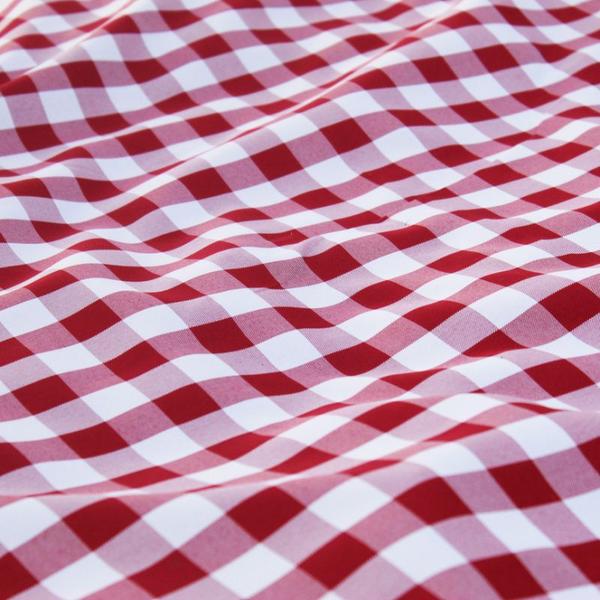 Imagem de Toalha de Mesa Retangular 4 Metros Em Oxford Xadrez  Picnic Piquenique 4,00m X 1,45m Vermelho