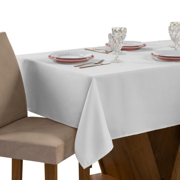 Imagem de Toalha de Mesa Retangular 6 Lugares 2,00x1,50 m Oxford Premium