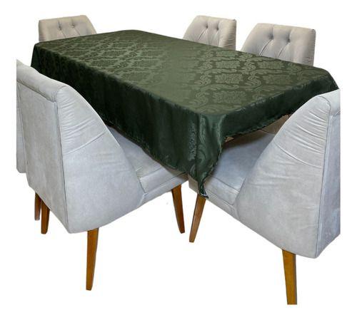 Imagem de Toalha De Mesa Retangular 6 Lugares  Mesa Grande Elegante