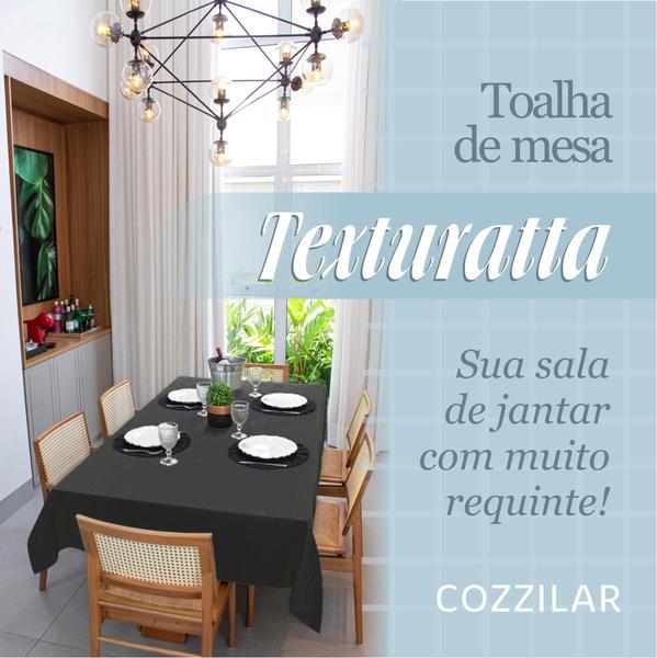 Imagem de Toalha de Mesa Retangular 6 Lugares Texturatta 2,10 x 1,50