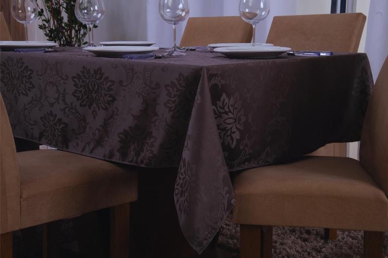 Imagem de Toalha De Mesa Retangular 8 Lugares Jacquard 1,35X2,60