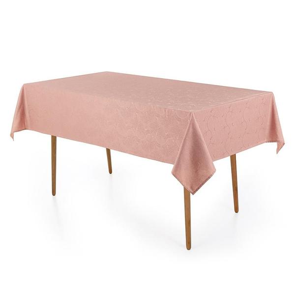 Imagem de Toalha de Mesa Retangular 8 Lugares Karsten Melli Rosa