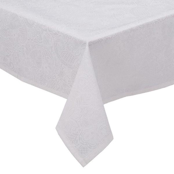 Imagem de Toalha de Mesa Retangular Döhler Clean Athenas Edite 8 Lugares Limpa Fácil 160x 250 cm