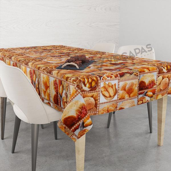 Toalha De Mesa Retangular Impermeavel Termica 6 Lugares - Vip Capas Imagem de Toalha De Mesa Retangular Impermeavel Termica 6 Lugares