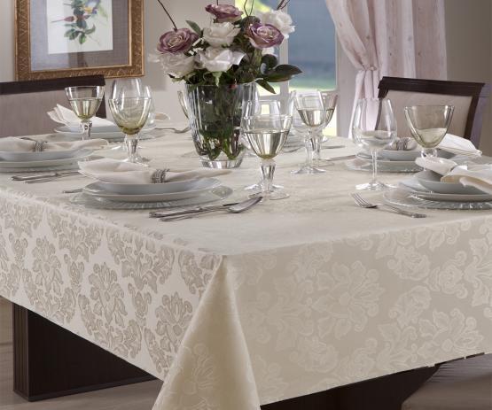 Imagem de Toalha de Mesa Retangular Jacquard Egeo 270x150 cm