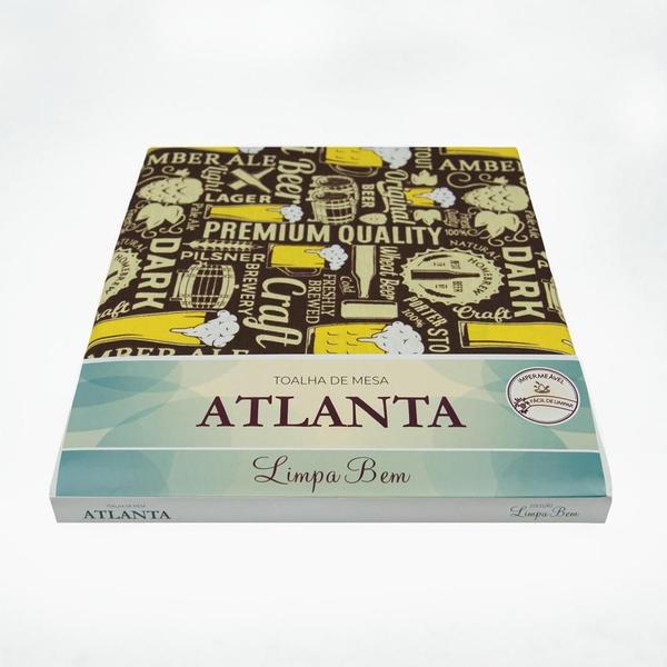 Toalha De Mesa Retangular Ober Atlanta 2,10M X 1,50M Beer - Ober S/A Indústria E Comércio Imagem de Toalha De Mesa Retangular Ober Atlanta 2,10M X 1,50M Beer