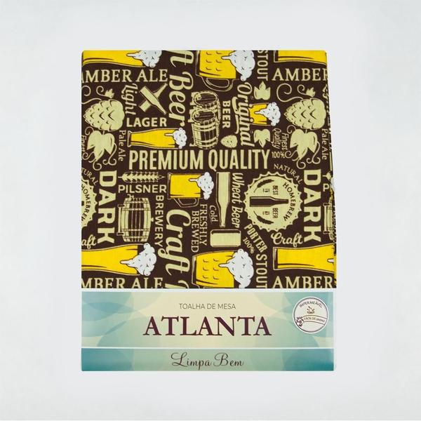 Toalha De Mesa Retangular Ober Atlanta 2,10M X 1,50M Beer - Ober S/A Indústria E Comércio Imagem de Toalha De Mesa Retangular Ober Atlanta 2,10M X 1,50M Beer