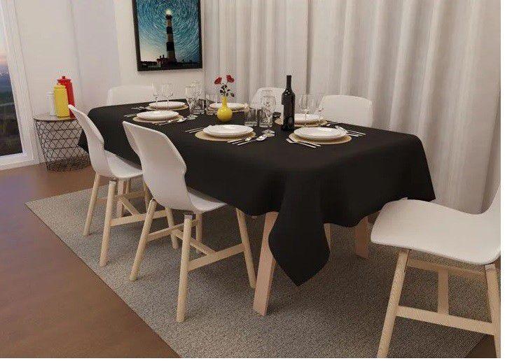 Toalha de Mesa Retangular Oxford 2,00 x 1,35 Admirare Imagem de Toalha de Mesa Retangular Oxford 2,00 x 1,35 Admirare
