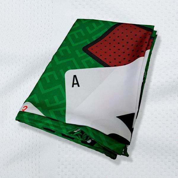 Imagem de Toalha de Mesa Retangular Poker - Cassino Verde