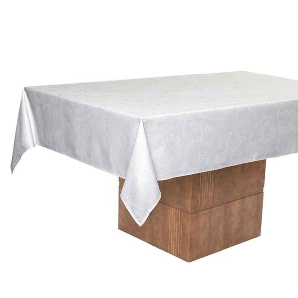 Imagem de Toalha De Mesa Sienna Quadrada 220X220cm Branca Karsten