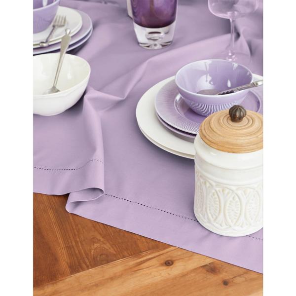 Toalha de mesa Solino Home Lavender Ice Cotton Linen 300x150cm Imagem de Toalha de mesa Solino Home Lavender Ice Cotton Linen 300x150cm