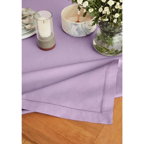 Toalha de mesa Solino Home Lavender Ice Cotton Linen 300x150cm Imagem de Toalha de mesa Solino Home Lavender Ice Cotton Linen 300x150cm