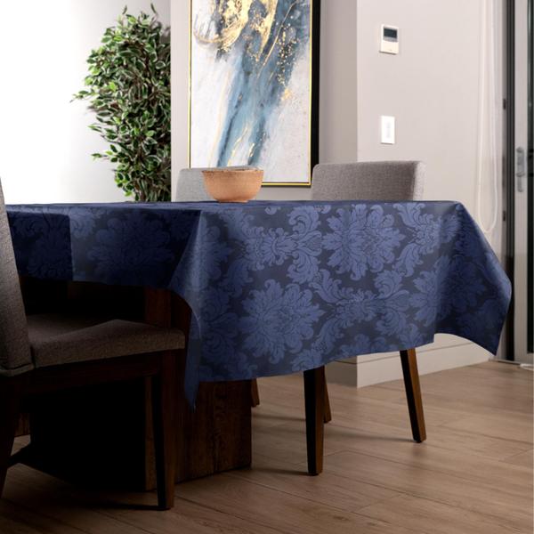 Toalha De Mesa Tecido Jacquard Retangular Grande 1,40 X 2,20 - milleniadecor Imagem de Toalha De Mesa Tecido Jacquard Retangular Grande 1,40 X 2,20