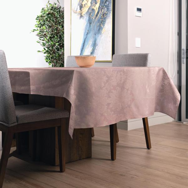 Imagem de Toalha De Mesa Tecido Jacquard Retangular Grande 1,40 X 2,20