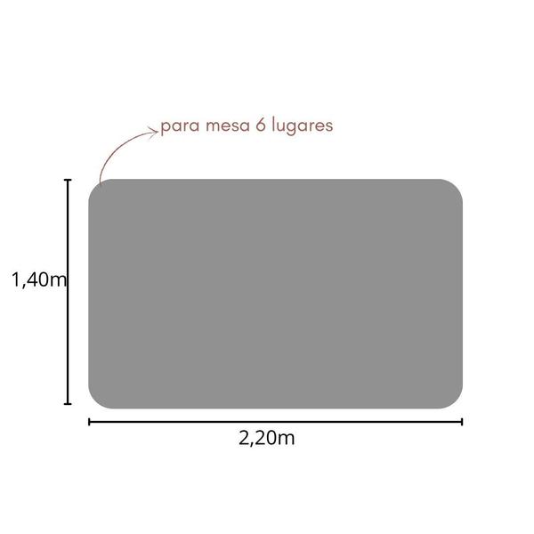 Imagem de Toalha de Mesa Térmica Impermeável 1,40m x 2,20m Diversas Estampas - Kapazi