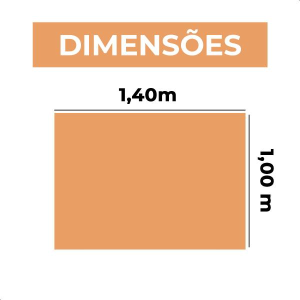 Imagem de Toalha De Mesa Termica Plástica 4 Lugares Xadrez Azul 1,00x1,40m