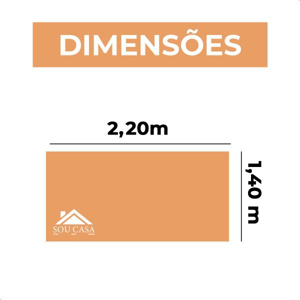 Imagem de Toalha De Mesa Térmica Plástica Retangular 6 Lugares 2,20m