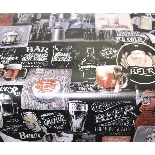 Toalha De Mesa Térmica Pvc Impermeável Beer 1,40 X 1,40 - Idealiza Imagem de Toalha De Mesa Térmica Pvc Impermeável Beer 1,40 X 1,40