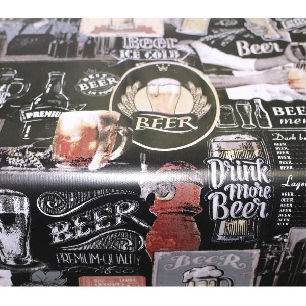 Toalha De Mesa Térmica Pvc Impermeável Beer 1,40 X 1,40 - Idealiza Imagem de Toalha De Mesa Térmica Pvc Impermeável Beer 1,40 X 1,40