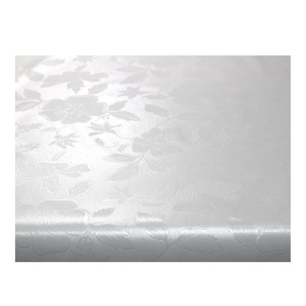 Imagem de Toalha De Mesa Térmica Pvc Impermeável Branca S 4,00 X 1,40