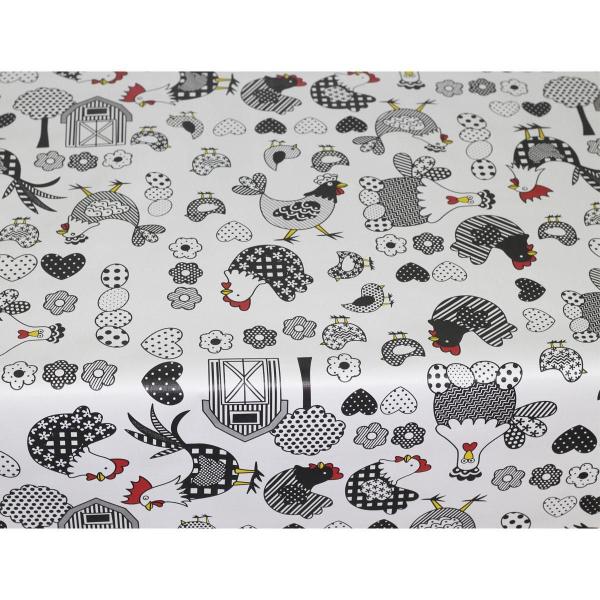 Toalha De Mesa Térmica Pvc Impermeável Galinhas 1,80 X 1,40 - Idealiza Imagem de Toalha De Mesa Térmica Pvc Impermeável Galinhas 1,80 X 1,40