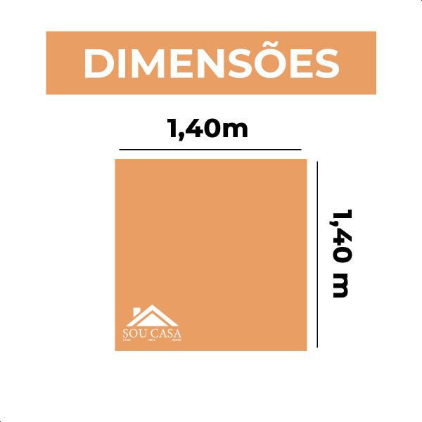 Toalha de Mesa Térmica PVC Impermeável Plástica Limpa Fácil 4 Lugares Cozinha Estampada 140x140 - Relluart Imagem de Toalha de Mesa Térmica PVC Impermeável Plástica Limpa Fácil 4 Lugares Cozinha Estampada 140x140