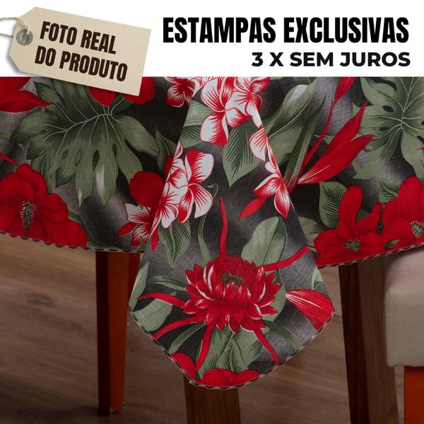 Imagem de Toalha De Mesa Verona Estampado 1,40 X 1,40 4 Lugares Premium