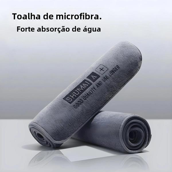 Imagem de Toalha de Microfibra Luxuosa para Lavagem e Secagem de Carro