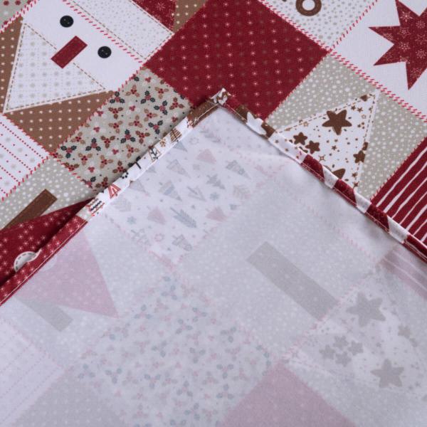 Toalha de Natal para Mesa de 6 Lugares 2,00m x 1,40m Estampa Digital e Tecido 100% Poliéster - 1 Peça - Valle Enxovais Imagem de Toalha de Natal para Mesa de 6 Lugares 2,00m x 1,40m Estampa Digital e Tecido 100% Poliéster - 1 Peça - Valle Enxovais