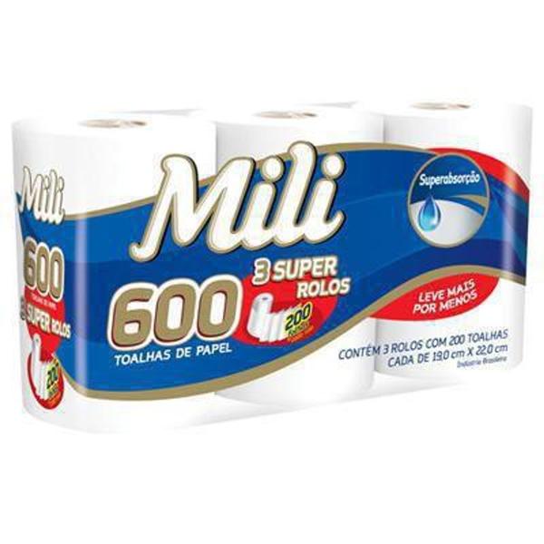 Imagem de Toalha De Papel Mili 600fls - MILI S/A