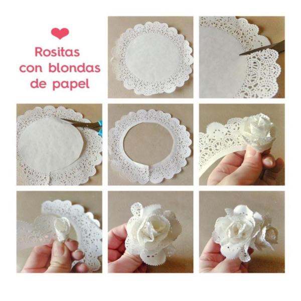 Imagem de Toalha De Papel Pvc Redonda Rendada 7 Peças Para Decoração