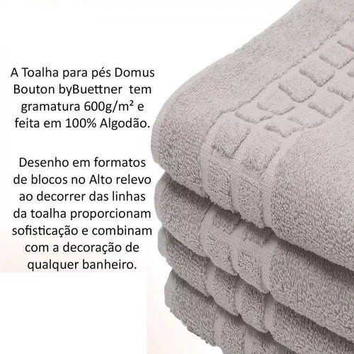 Imagem de Toalha de Pés Para Pisos Buetnner 50cm x 80cm Domus 100% Algodão