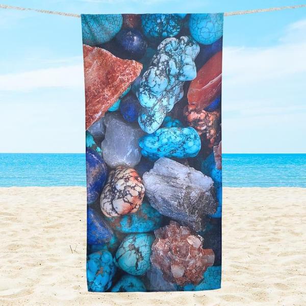 Imagem de Toalha de praia algodão super absorvente 140 x 69 estampas